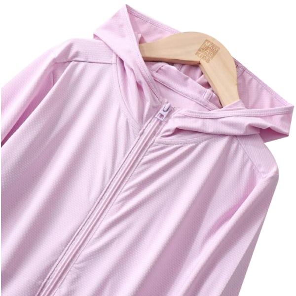 Solskyddsjacka med huva för pojkar, flickor purple 140cm