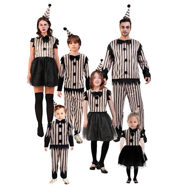 Barn Clown Kostym, Vuxen Läskig Clown Kostym Men XS