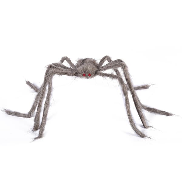 59” Halloween Hårig Spindel Utomhus Dekorationer Brown