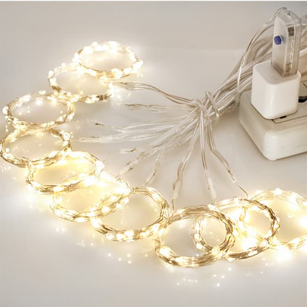 3*2m 200 LED-gardinljus white