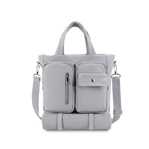 Blöjväsktote Nappy Changing Bags Multifunktionell Resa Camping Picknick Tote Bag Gray