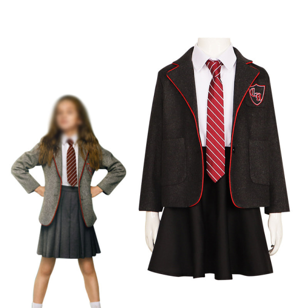 Jente Matilda the Musical Cosplay Kostyme Halloween Antrekksett 150