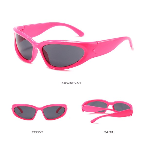 Polariserade solglasögon för kvinnor, premium modesolglasögon rose