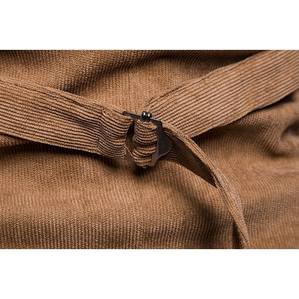 Miesten Korduroliivi V-kaula Vintage Liivi Hihaton Takki Brown XS