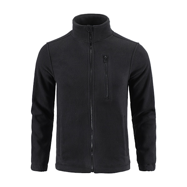 Herrar Full-Zip Fleecejacka Black S