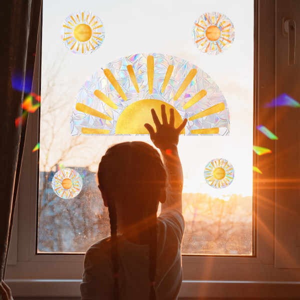 Sateenkaari Seinätarrat Aurinko Pilvi Tähti Seinätarrat Sun