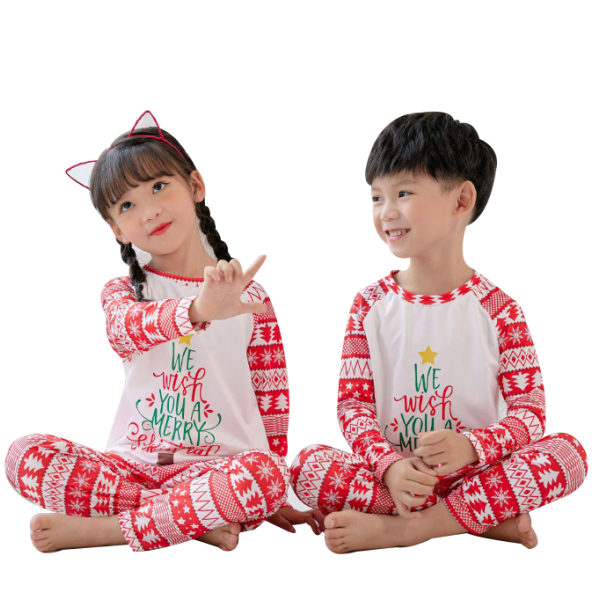 Pyjamas för små pojkar Långärmad Pjs Toddler 110
