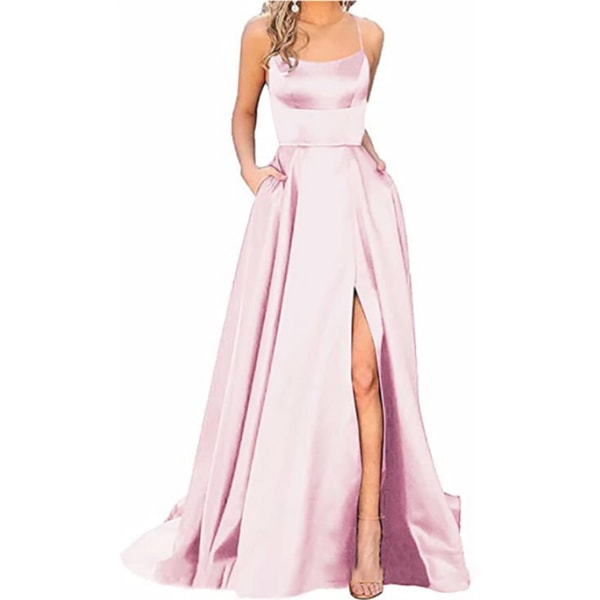 Aftonklänningar Elegant för aftonklänning för kvinnor pink