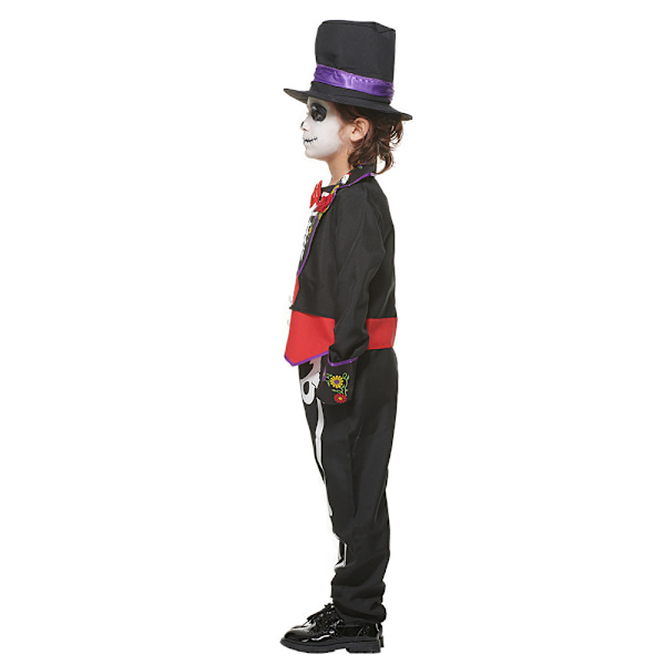 Småbarn Halloween Skeleton Cosplay Cosplay L
