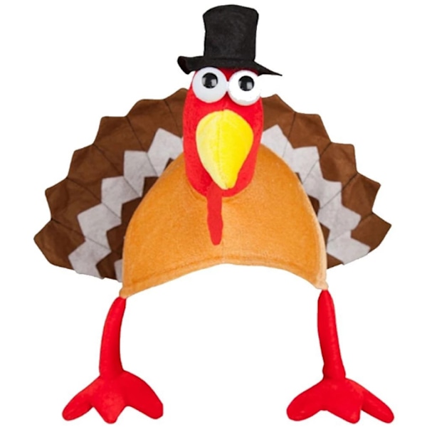 Rostad kalkonhatt för Thanksgiving Night Event red
