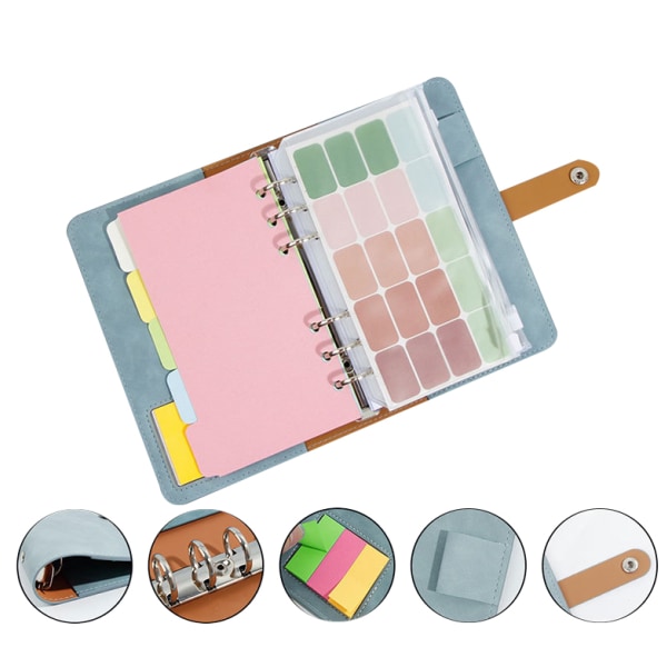 A6 budgetpärm, PU- organizer coffee