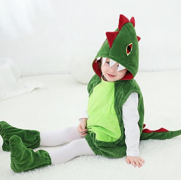Dinosaur Kostumer Til Børn Green S