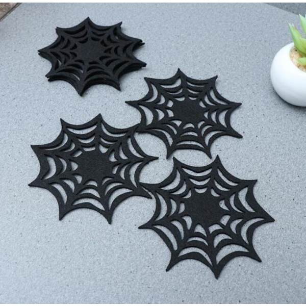 6 kpl Halloween-tyyliset ontto-verkko-alustat 6PCS