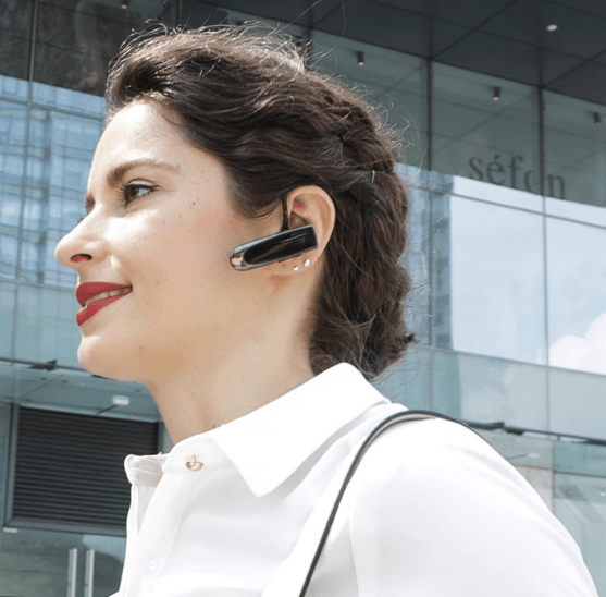 Bluetooth Earpiece V5.0 trådlöst handsfree-headset gold