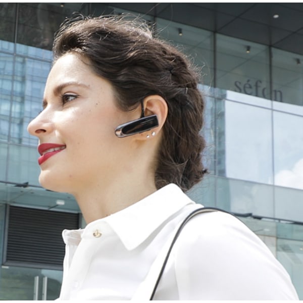 Bluetooth Earpiece V5.0 trådlöst handsfree-headset white