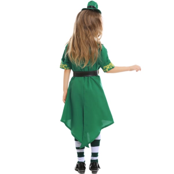 St. Patrick' Day Girls Fairy Dwarf Dress L