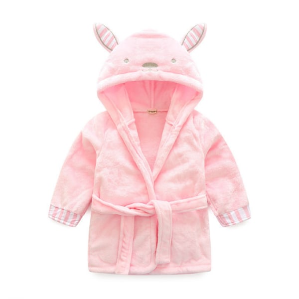 Barns Morgonrock Flickor Hoodie Robes Toddler Sovkläder 100