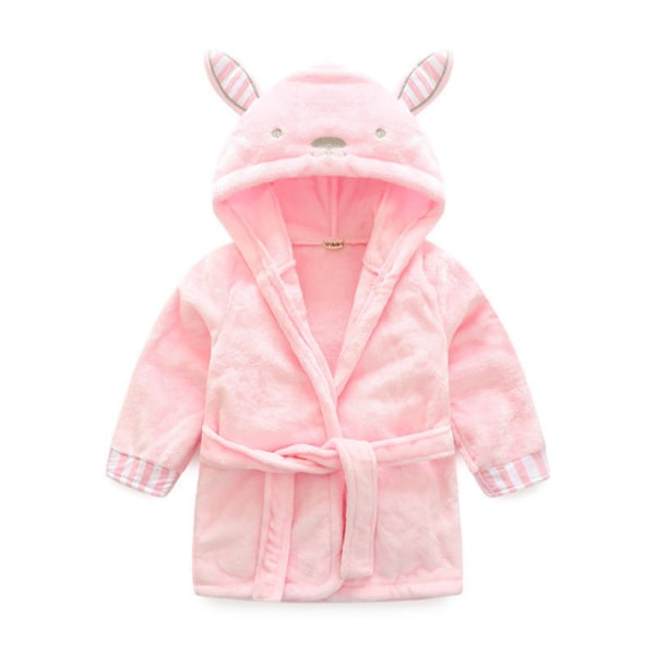 Barns Morgonrock Flickor Hoodie Robes Toddler Sovkläder 90