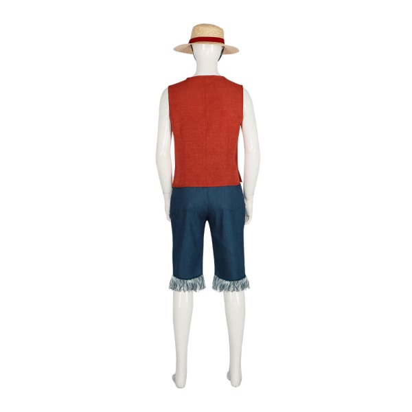 Anime Monkey D Luffy Cosplay Kostume M