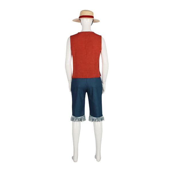 Anime Monkey D Luffy Cosplay Kostyme 3XL