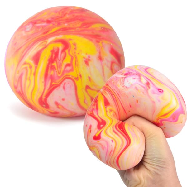 Jätte Stora Stretchiga Stressboll Squeezar Boll Squishy Dejbollar för Barn
