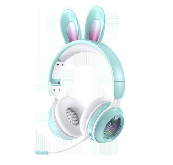 Trådlösa hörlurar Cute Ear Bluetooth -hörlurar green
