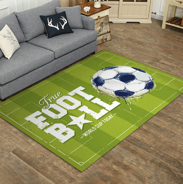 Fotbollsmatta, heminredning style 4 120*160cm