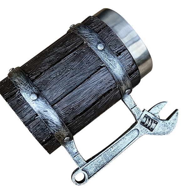 Nordisk Viking Rune Øl Krus, Harpiks Øl Stein Tankard Kop B