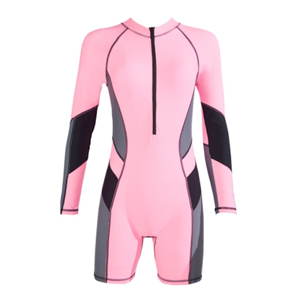 Flickor och pojkar One Piece Rash Guard Baddräkt pink M