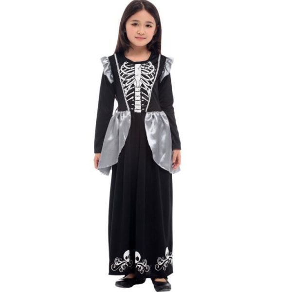 Skelet-Ramme Pige Halloween Kostume XL