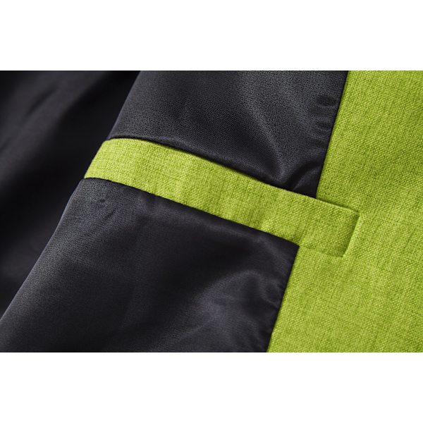 Slim Fit kavaj för män, lätt kostymjacka, 1 knapp green L