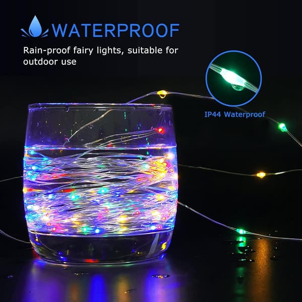 33FT 100 LED-valot 8 tilaa Halloween-oranssi Colored Light