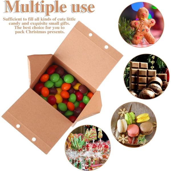 40 stykker Mini Julegaveesker Gaveposer 40PCS
