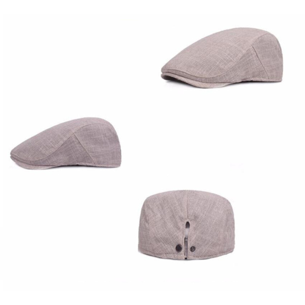Mössor med platt cap för män Jaktmössa för körning Cap beige