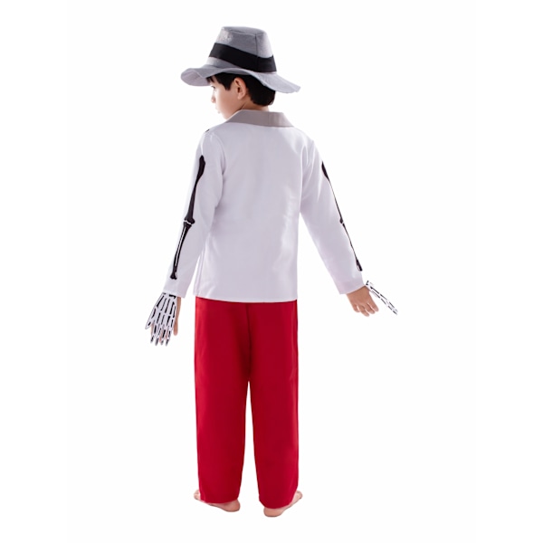 Toddler-luurankoasu Halloween-asu lapsille XL
