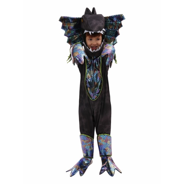 Realistisk dinosaurie kostym för barn, Triceratops dinosaurie kostym för pojke Halloween Dress Up XL