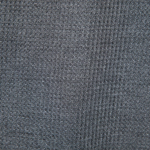 Herrar Solid Färgad Tröja Långärmad Knappskjorta Dark gray XXL