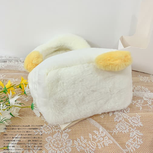 Söt Plush Gåspåse för Kvinnor Rolig Nyhet Gåspung Handväska