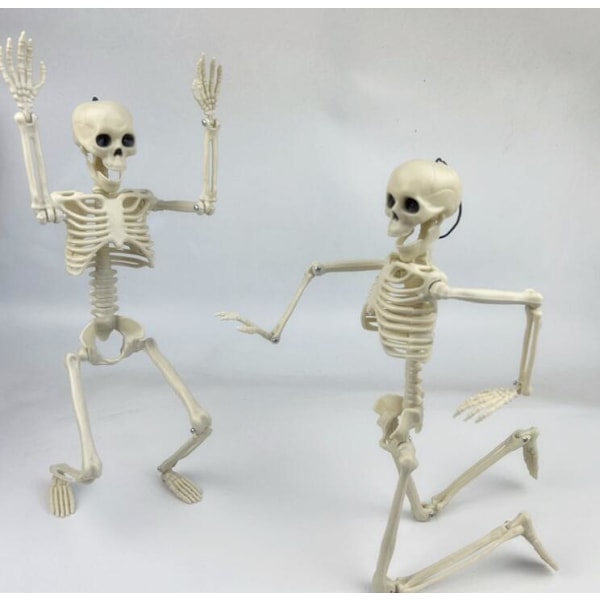 Halloween Justerbart Menneskeskelet med Skeletled 40CM
