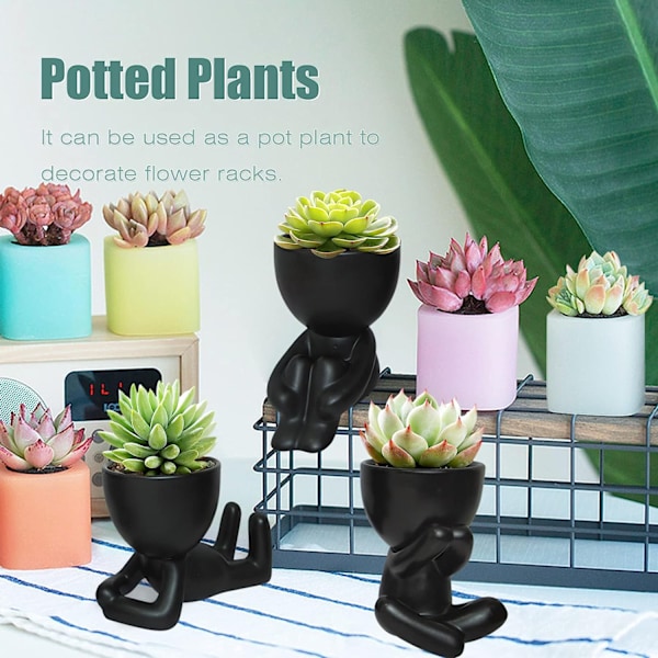 Mini Dekorative Potter til Planter Style 14