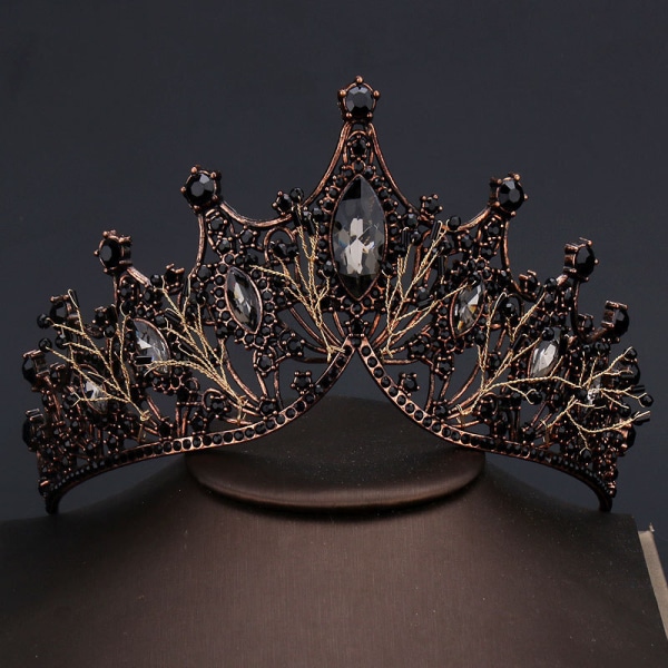 Bröllopskrona för kvinnor Queen Crowns black