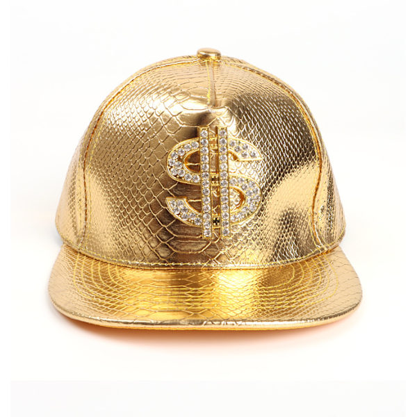 Baseballkepsar Alloy Dollar Flat-Brimmed hatt Hip-hop hatt red