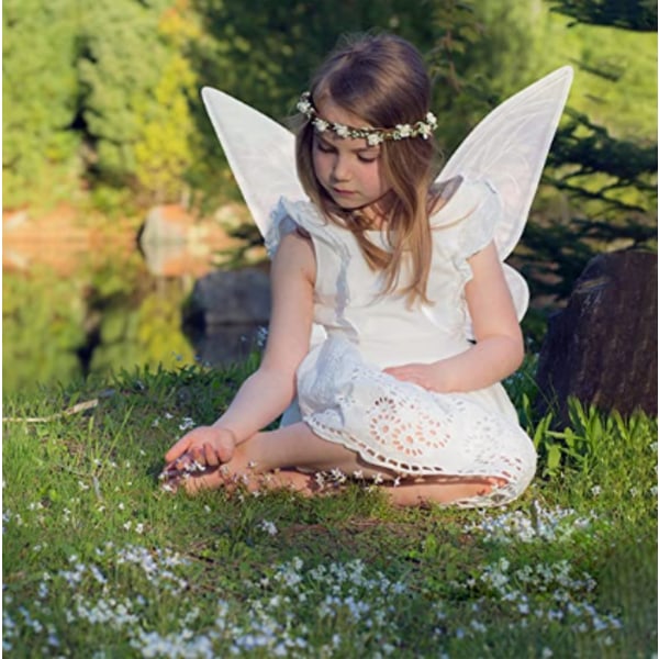 Butterfly Fairy Angel Wings Halloween Dress Up Cosplay white