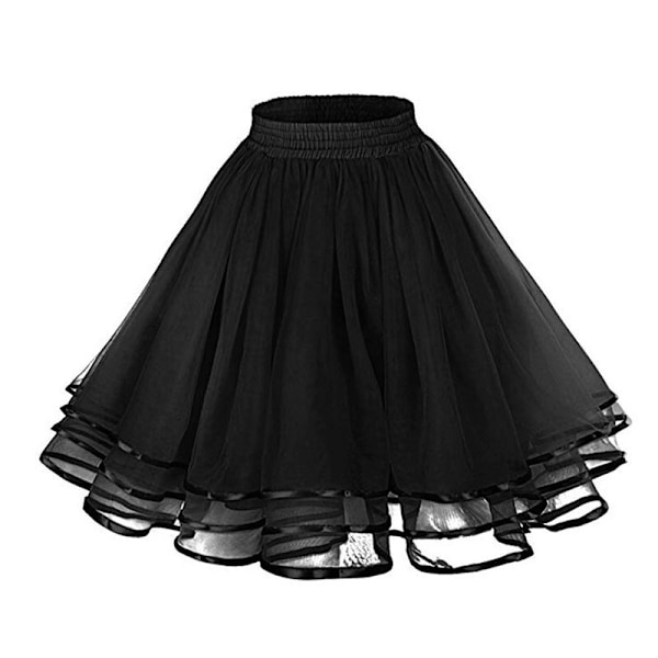 Dame Underkjoler Tyl Tutu Underskørter black
