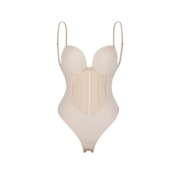 Formande Kroppsshaper för Kvinnor med Extra Stark Kontroll Beige XL