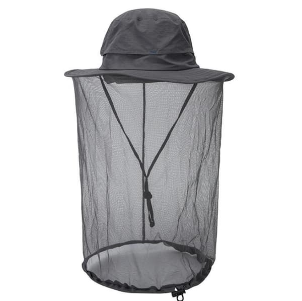 Utomhus Storbrättad Mesh Solhatt Grey
