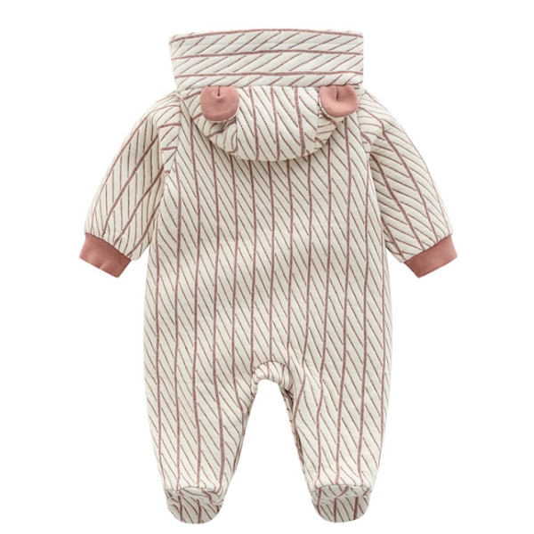 Höst och vinter unisex nyfödda outfits coffee 73cm