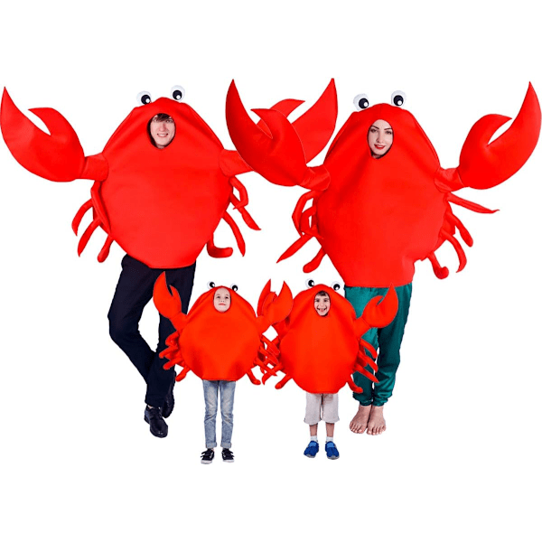 Lasten Unisex King Crab -asu Red