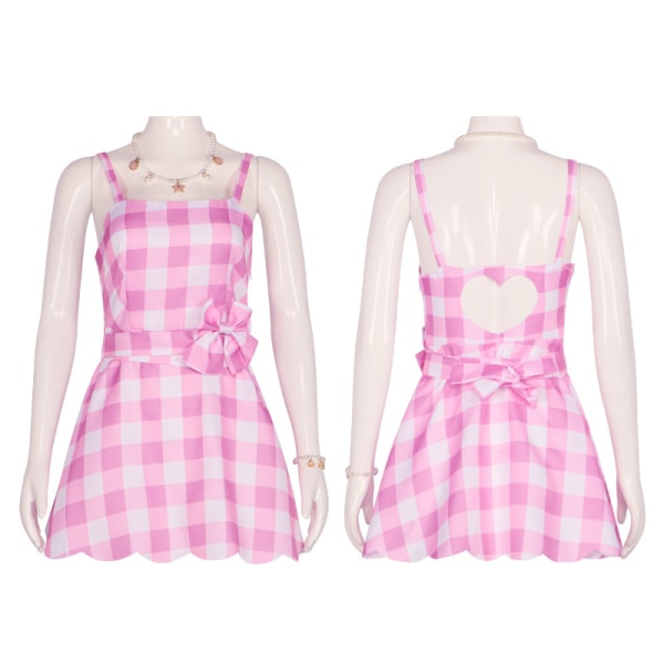 Barbie vintage docka hjärtformad kort kjol kostym för kvinnor 2XL