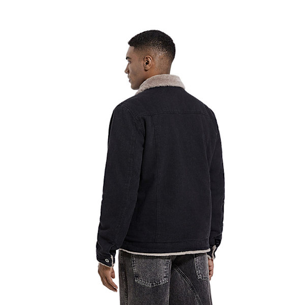 Herr Sherpafodrad Truckerjacka Light Blue 2XL